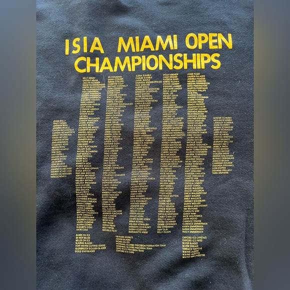Vintage 1993 ISIA Miami Open Ice Skating Crewneck Sweatshirt Size XL - no flaws - Picture 5 of 8